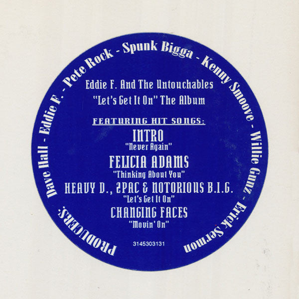 DJ Eddie F And The Untouchables (4) : "Let's Get It On" The Album (LP,Album,Promo)