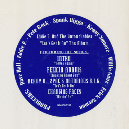 DJ Eddie F And The Untouchables (4) : "Let's Get It On" The Album (LP,Album,Promo)