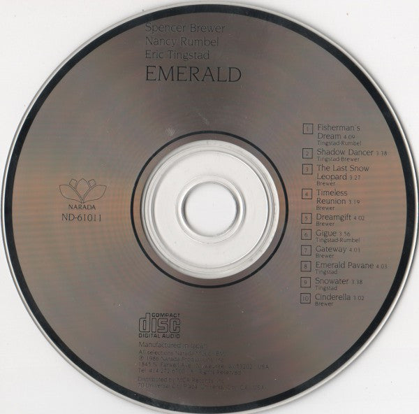 Spencer Brewer, Tingstad & Rumbel : Emerald (Album)