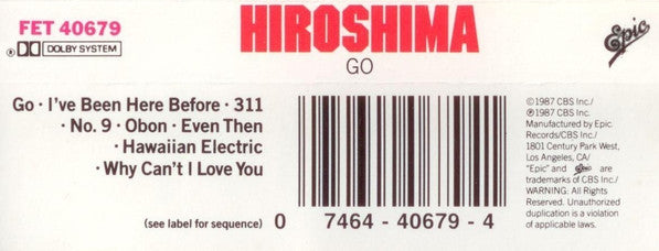 Hiroshima (3) : Go (Album)