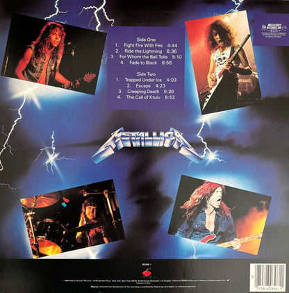 Metallica : Ride The Lightning (LP,Album,Reissue,Stereo)