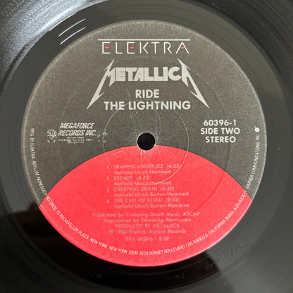 Metallica : Ride The Lightning (LP,Album,Reissue,Stereo)