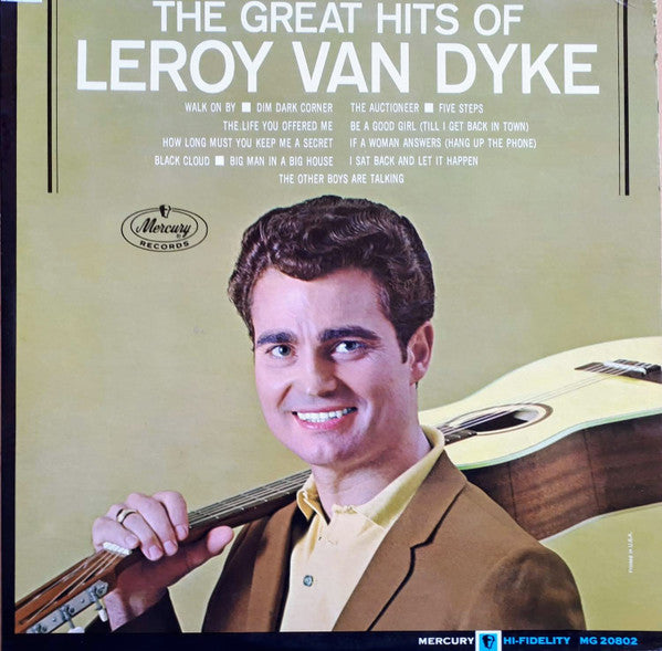 Leroy Van Dyke : The Great Hits Of Leroy Van Dyke (LP,Mono)
