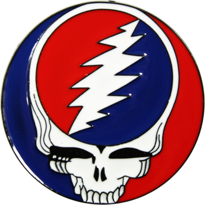 Enamel Pin - Grateful Dead - Skull Steal Your Face - 1.25"