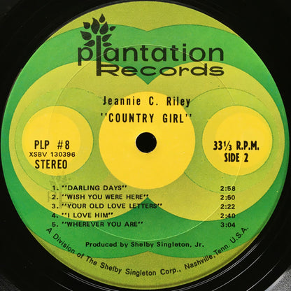 Jeannie C. Riley : Country Girl (LP,Album,Stereo)