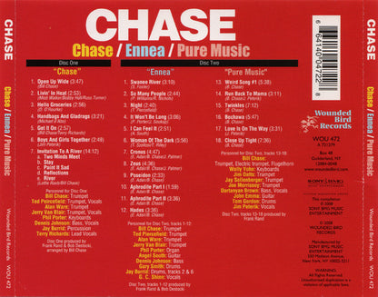 Chase (5) : Chase/Ennea/Pure Music (Album,Reissue,Remastered)