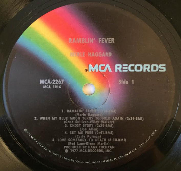 Merle Haggard : Ramblin' Fever (LP,Album)