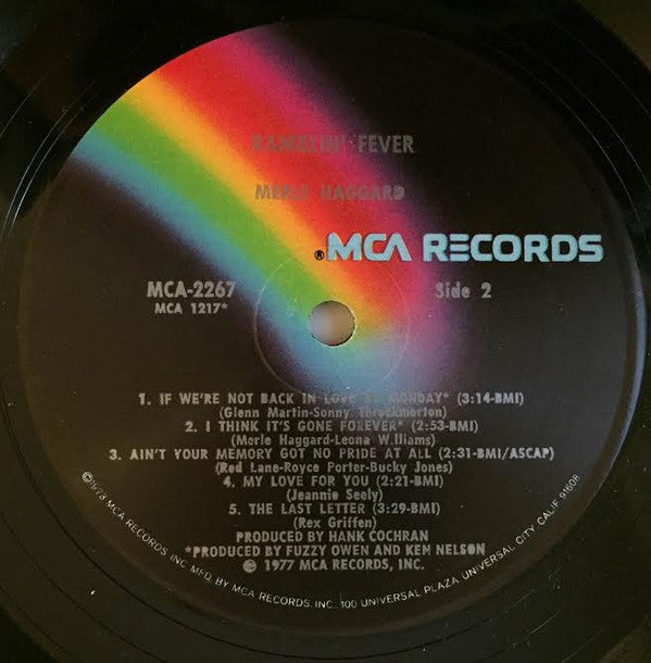 Merle Haggard : Ramblin' Fever (LP,Album)