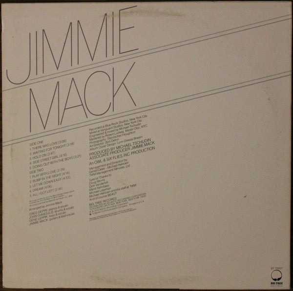 Jimmie Mack : Jimmie Mack (LP,Album,Stereo)