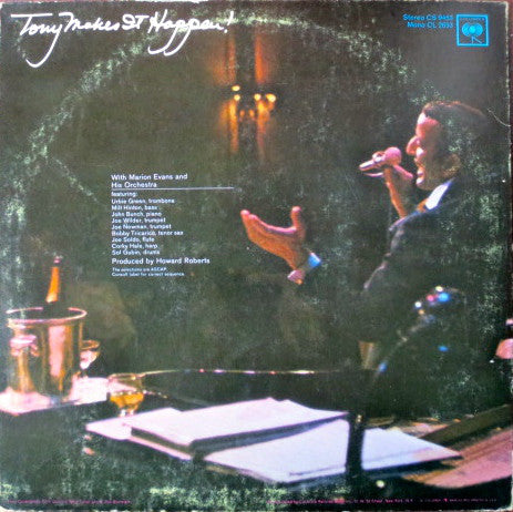 Tony Bennett : Tony Makes It Happen! (LP,Album,Stereo)