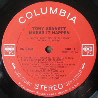 Tony Bennett : Tony Makes It Happen! (LP,Album,Stereo)