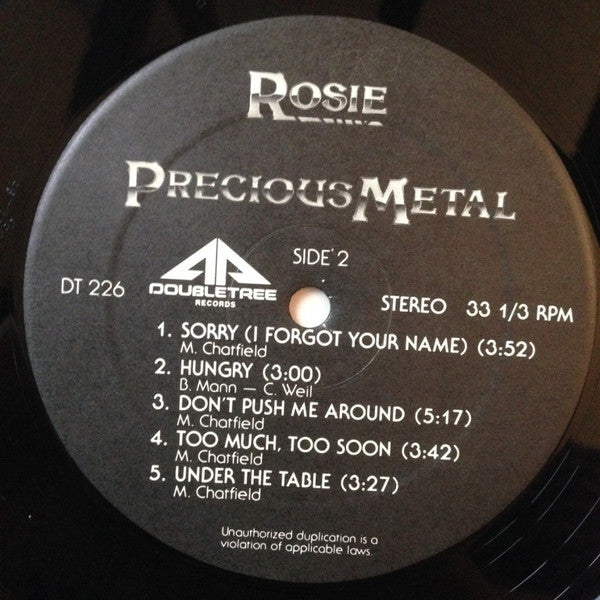Rosie (11) : Precious Metal (LP,Album)