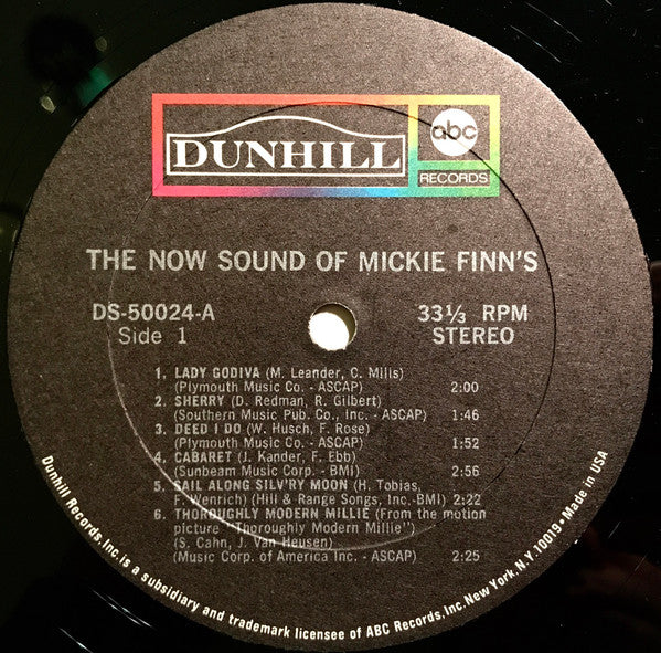 Fred E. Finn, Mickie Finn : The Now Sound Of Mickie Finn's (LP,Stereo)
