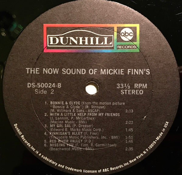 Fred E. Finn, Mickie Finn : The Now Sound Of Mickie Finn's (LP,Stereo)