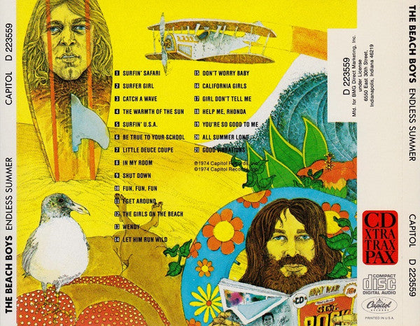 Beach Boys, The : Endless Summer (Compilation,Club Edition,Reissue,Stereo)
