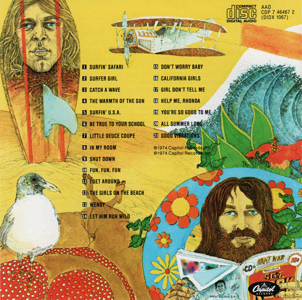 Beach Boys, The : Endless Summer (Compilation,Club Edition,Reissue,Stereo)