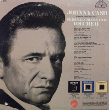 Johnny Cash & The Tennessee Two : Original Golden Hits Volume II (LP,Compilation,Reissue,Stereo)