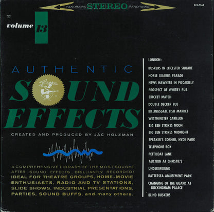 Jac Holzman : Authentic Sound Effects Volume 13 - London (LP,Stereo)