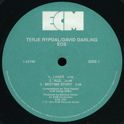 Terje Rypdal / David Darling : Eos (LP,Album)