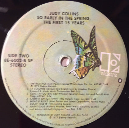 Judy Collins : So Early In The Spring, The First 15 Years (LP,Compilation,Stereo)