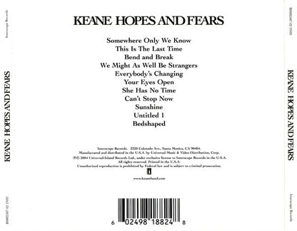 Keane : Hopes And Fears (Album)