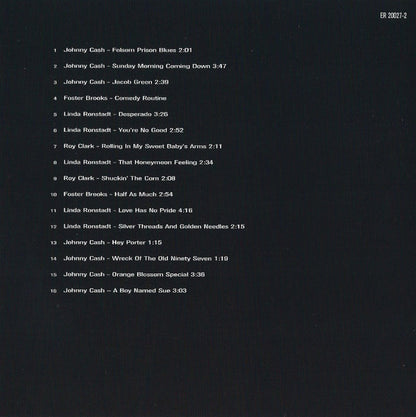 Johnny Cash : A Concert: Behind Prison Walls (Album)
