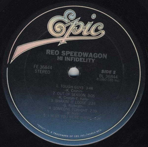 REO Speedwagon : Hi Infidelity (LP,Album,Stereo)