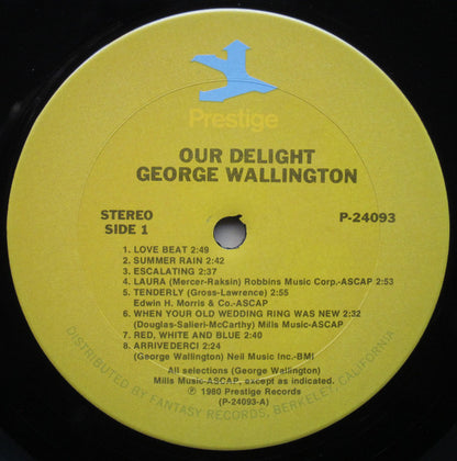 George Wallington : Our Delight (LP,Compilation,Remastered,Stereo)