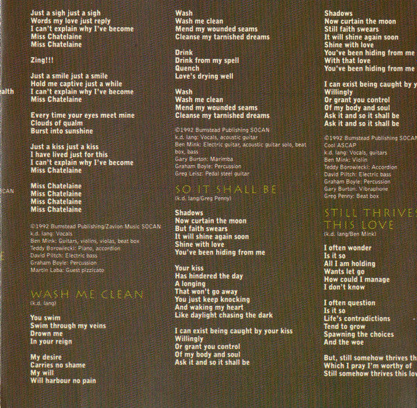 k.d. lang : Ingénue (Album)