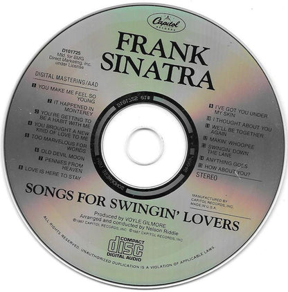 Frank Sinatra : Songs For Swingin' Lovers! (Album,Club Edition,Reissue,Remastered)