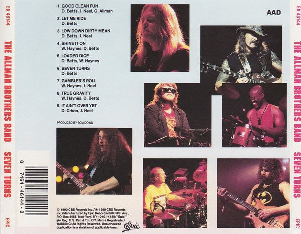 Allman Brothers Band, The : Seven Turns (Album)