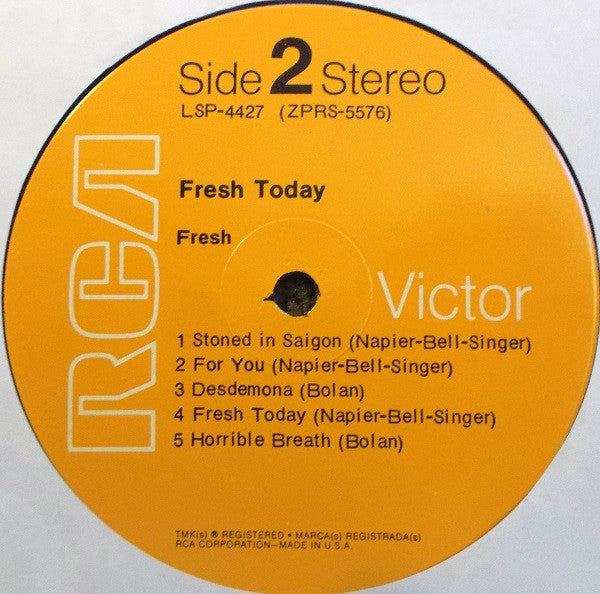 Fresh (12) : Fresh Today (LP,Album,Stereo)