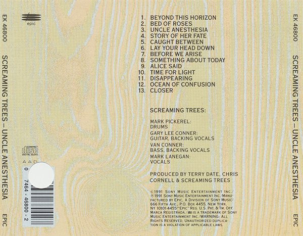 Screaming Trees : Uncle Anesthesia (Album)