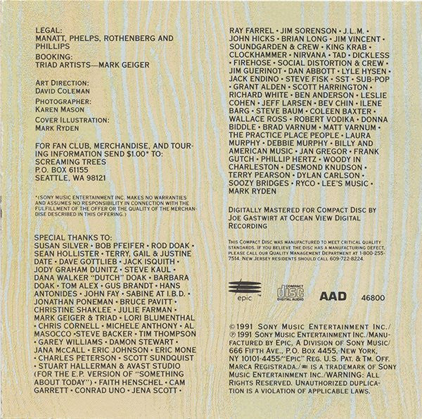 Screaming Trees : Uncle Anesthesia (Album)