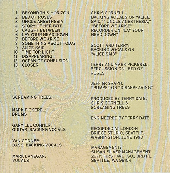 Screaming Trees : Uncle Anesthesia (Album)