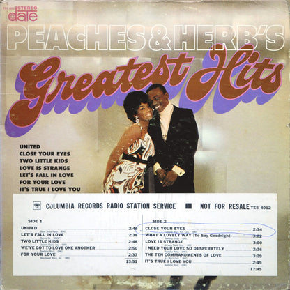 Peaches & Herb : Peaches & Herb's Greatest Hits (LP,Compilation)