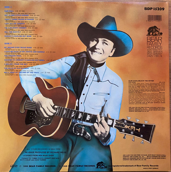Tex Ritter : Lady Killin' Cowboy (LP,Compilation,Picture Disc)
