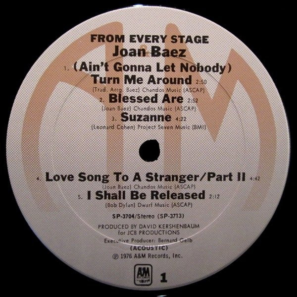 Joan Baez : From Every Stage (LP,Album)