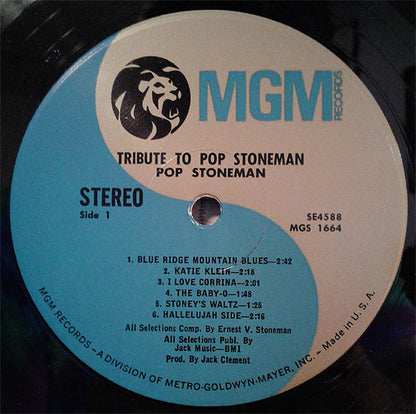 Ernest Stoneman : Memorial Album (LP,Compilation)