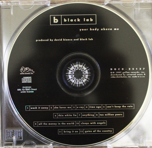 Black Lab : Your Body Above Me (Album,Club Edition,Stereo)