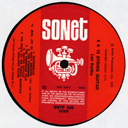 Leo Kottke : 6 & 12 String Guitar (LP,Album)