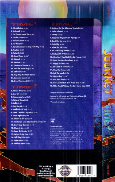 Journey : Time³ (Compilation,Reissue)