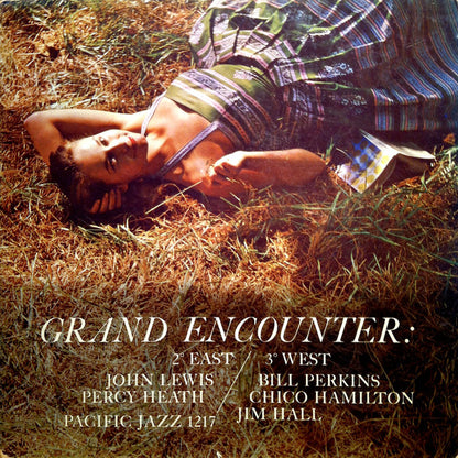 John Lewis (2), Percy Heath  /  Bill Perkins, Chico Hamilton, Jim Hall : Grand Encounter: 2° East - 3° West (LP,Album,Mono)