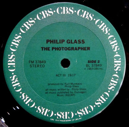 Philip Glass : The Photographer (LP,Album)