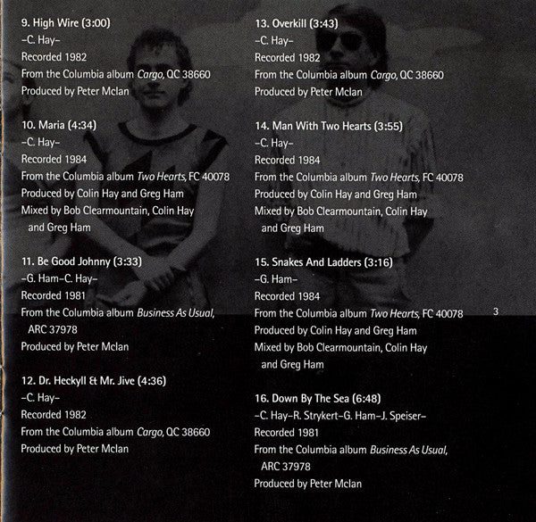 Men At Work : Contraband: The Best Of Men At Work (Compilation)