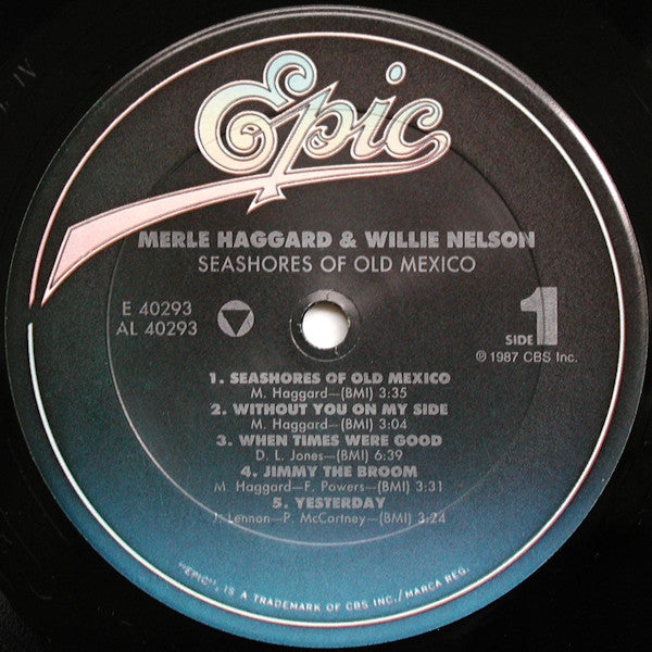 Merle Haggard & Willie Nelson : Seashores Of Old Mexico  (LP,Album)