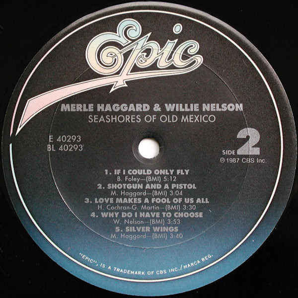 Merle Haggard & Willie Nelson : Seashores Of Old Mexico  (LP,Album)
