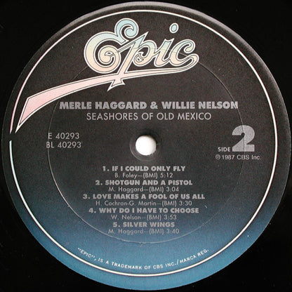 Merle Haggard & Willie Nelson : Seashores Of Old Mexico  (LP,Album)