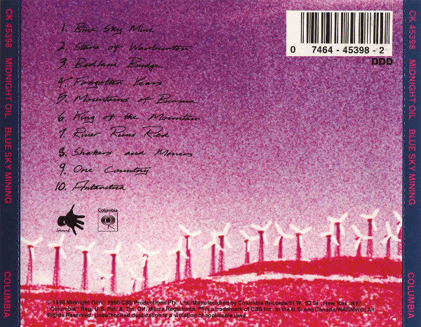 Midnight Oil : Blue Sky Mining (Album)