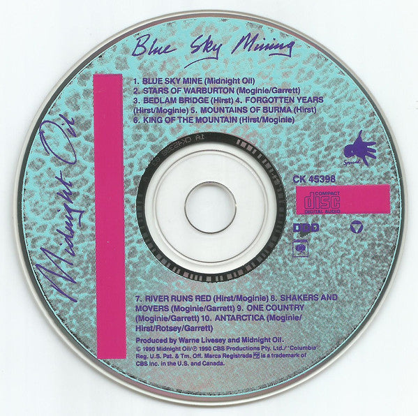 Midnight Oil : Blue Sky Mining (Album)